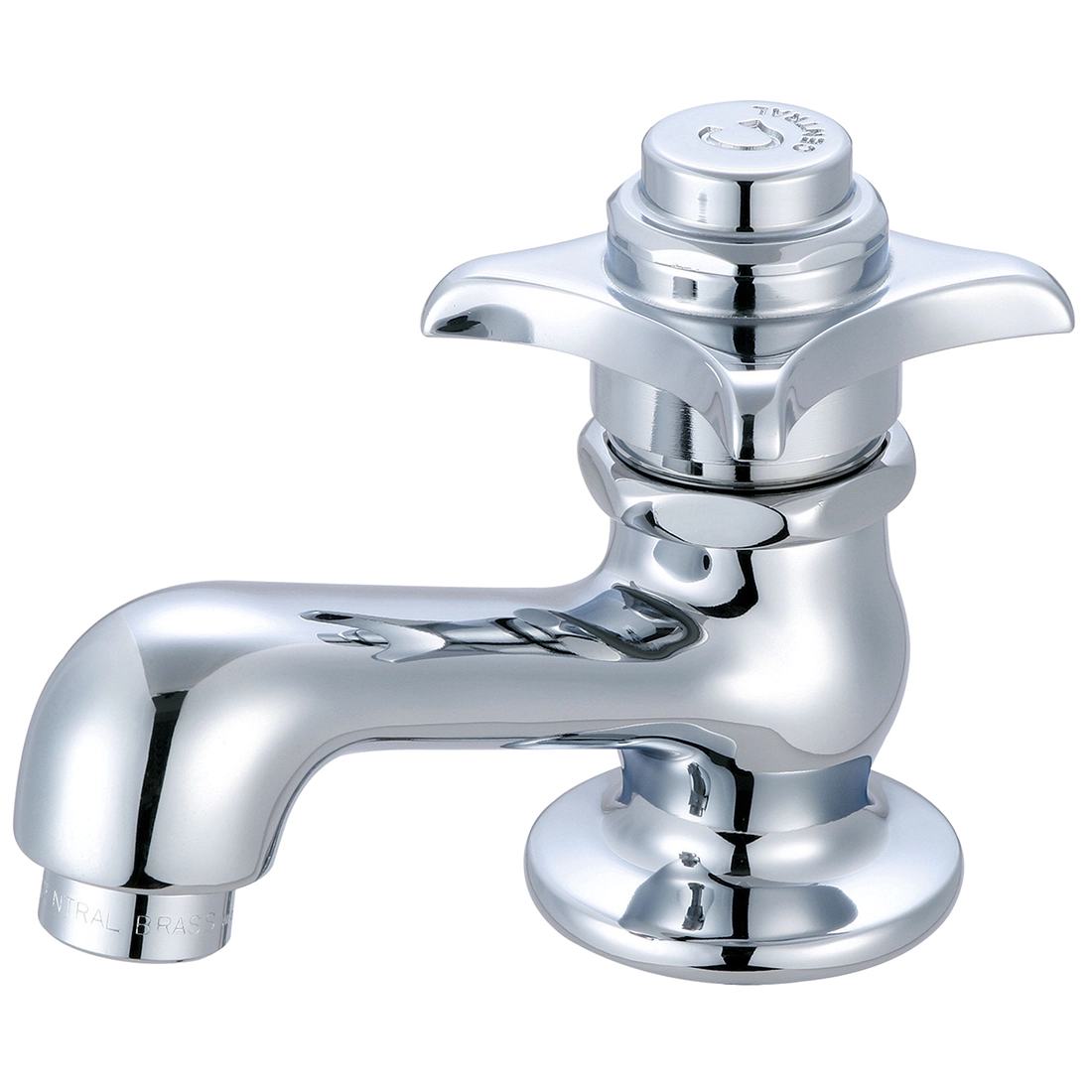 Central Brass Self-Close Single Handle Basin Faucet Model# 0255-AC