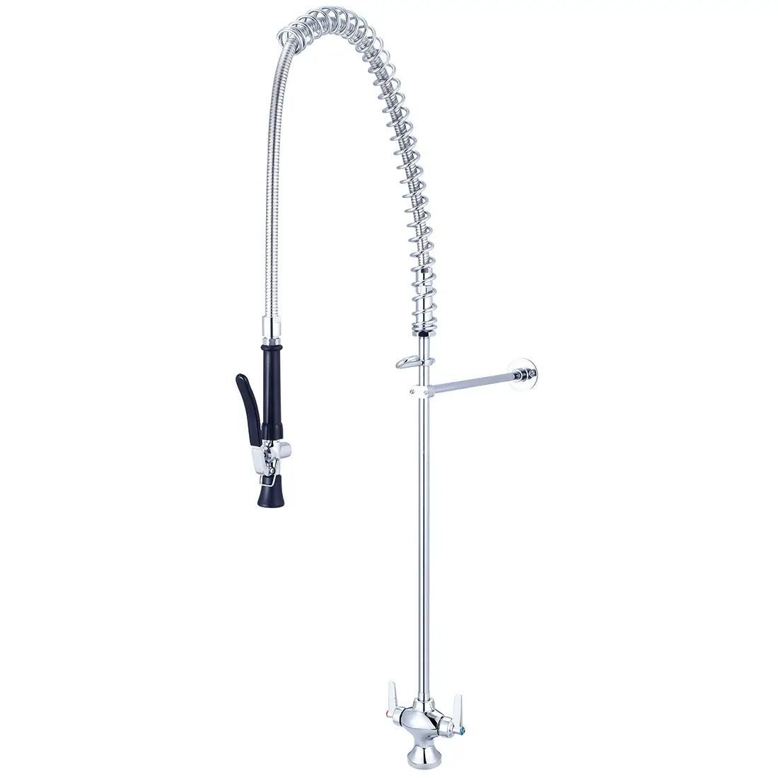 Central Brass Two Handle Pre-Rinse Faucet