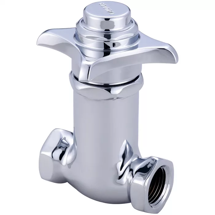 Central Brass Self-Close Straight Stop