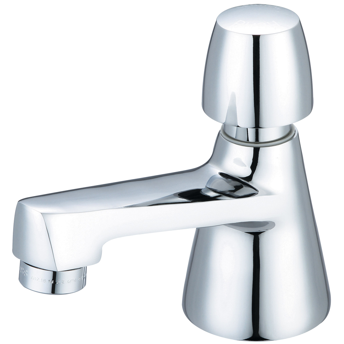 Slow-Close Single Handle Basin Faucet Model #0355-AN2P