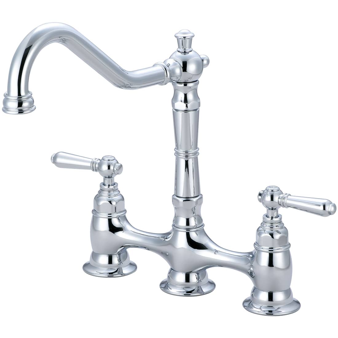 Two Handle Kitchen Bridge Faucet Pioneer Industries   2AM500 