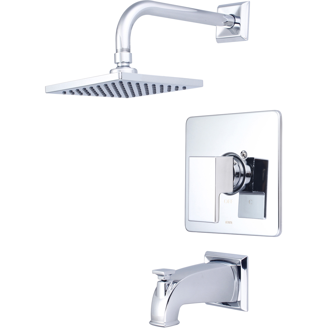 Pioneer Faucets Caesar Collection 127960T-H73-BN Single Handle Tub and Shower Trim Set PVD Brushed Nickel