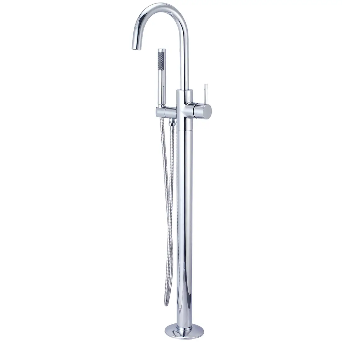 Pioneer Freestanding Tub Filler Faucet with Handheld Shower