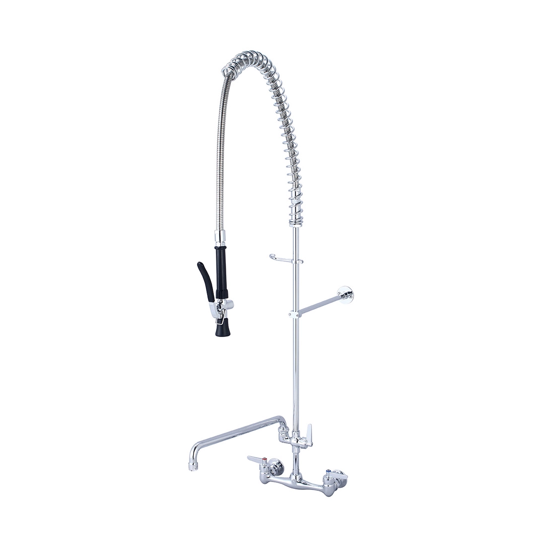 Two Handle Wallmount Pre-Rinse Faucet Model #80047-ULE60-AD1