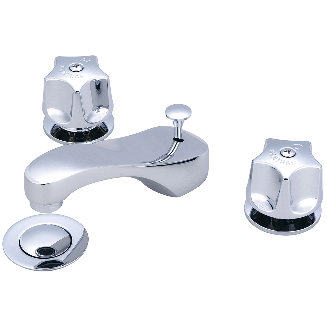 Central Brass Two Handle Widespread Bathroom Faucet Model# 81125-DA