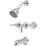 Central Brass Three Handle Tub & Shower Set | Pioneer Industries
