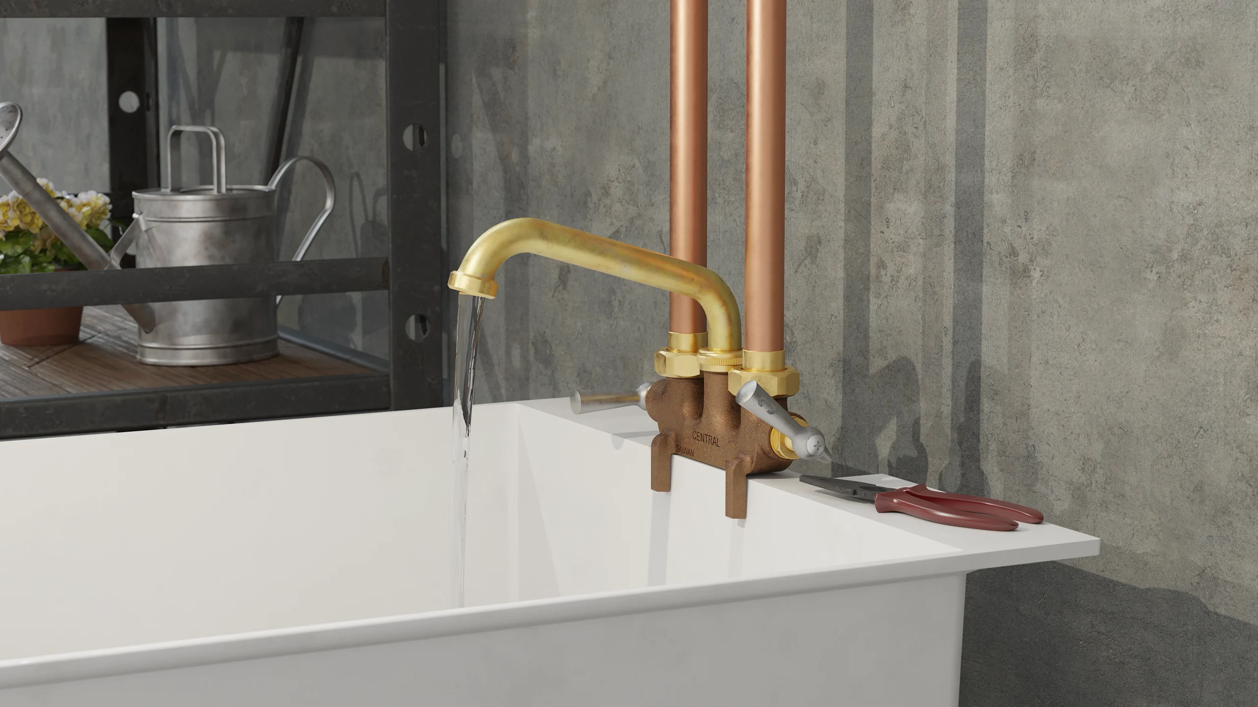 Central-Brass-0465-Two-Handle-Laundry-Faucet-Inspiration-Lifestyle-3D-Artist-Connor-Davis