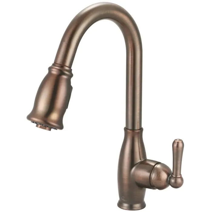 Olympia Single Handle Pull-Down Kitchen Faucet - Image 3