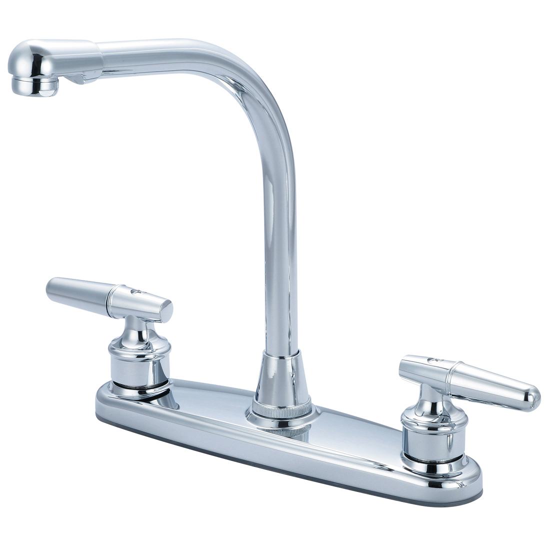 PIONEER 2DM301 TWO HANDLE KITCHEN FAUCET W/SPRAYER PVD BRUSHED NICKEL *A1 