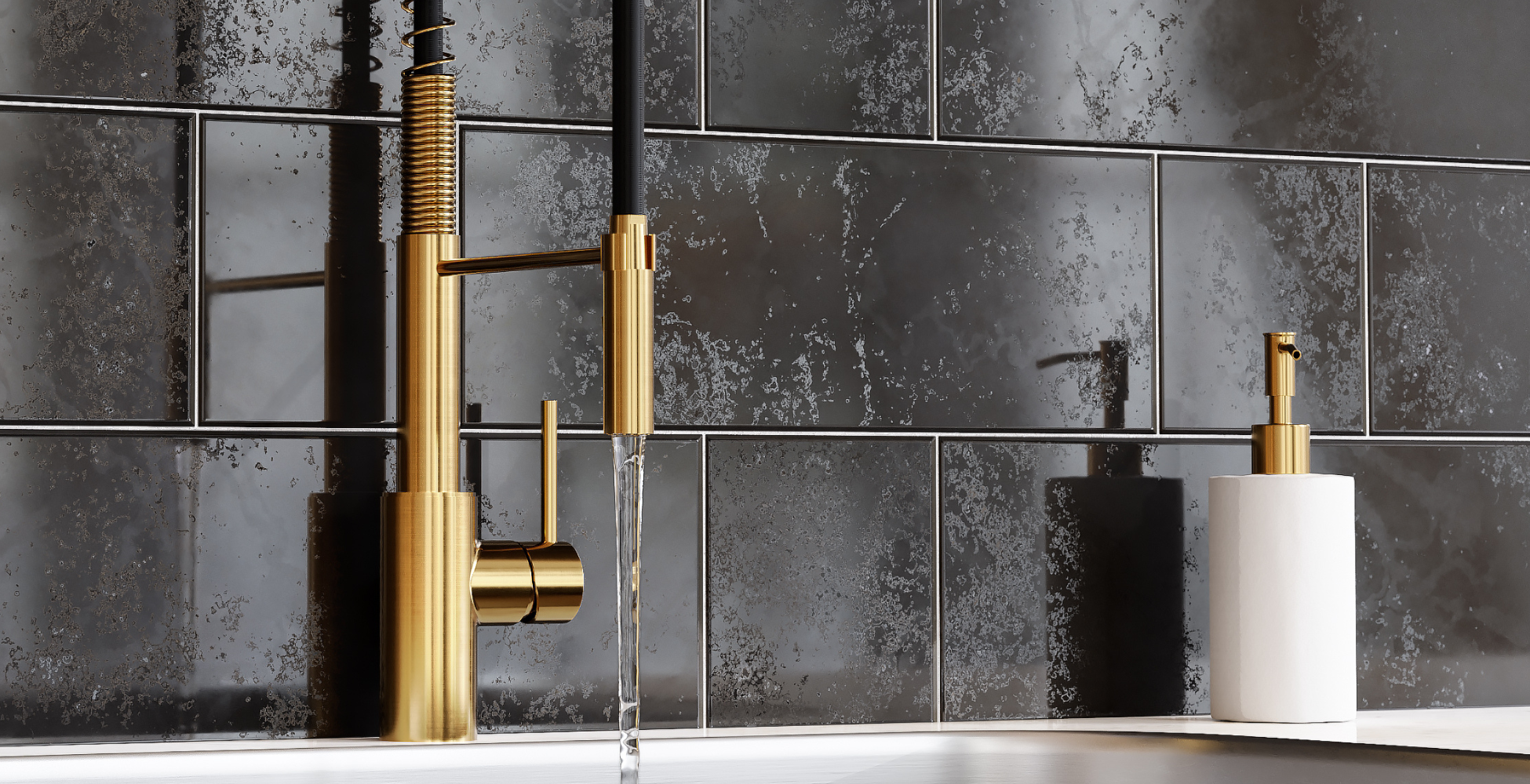 Brushed Gold Faucets | Pioneer's Industries