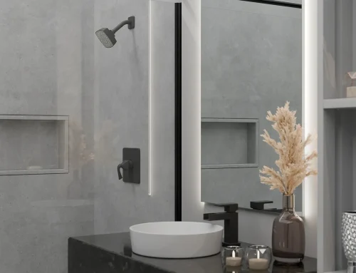 Showerheads and Hardware for Doorless Showers