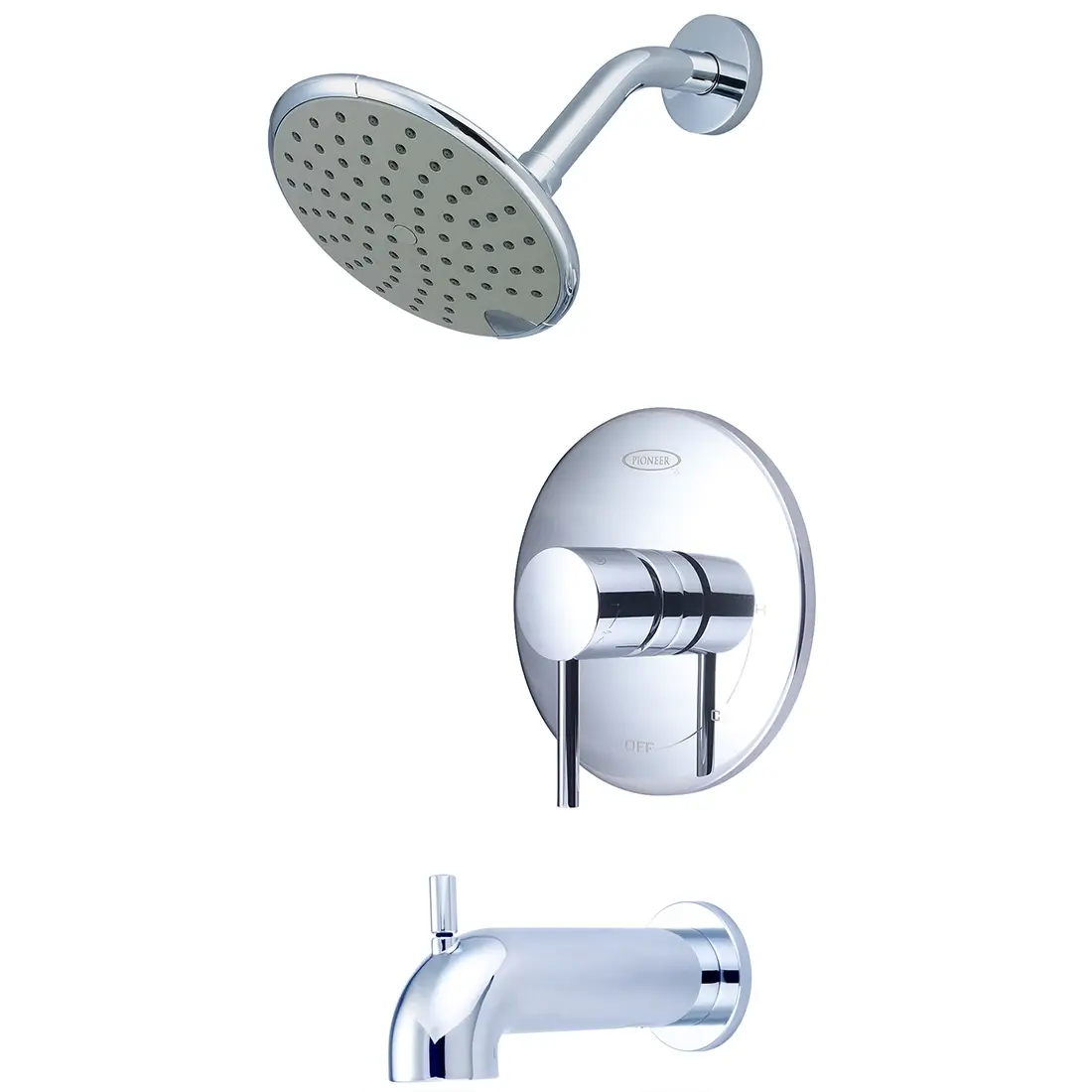 Pioneer Single Handle Tub and Shower Trim Set