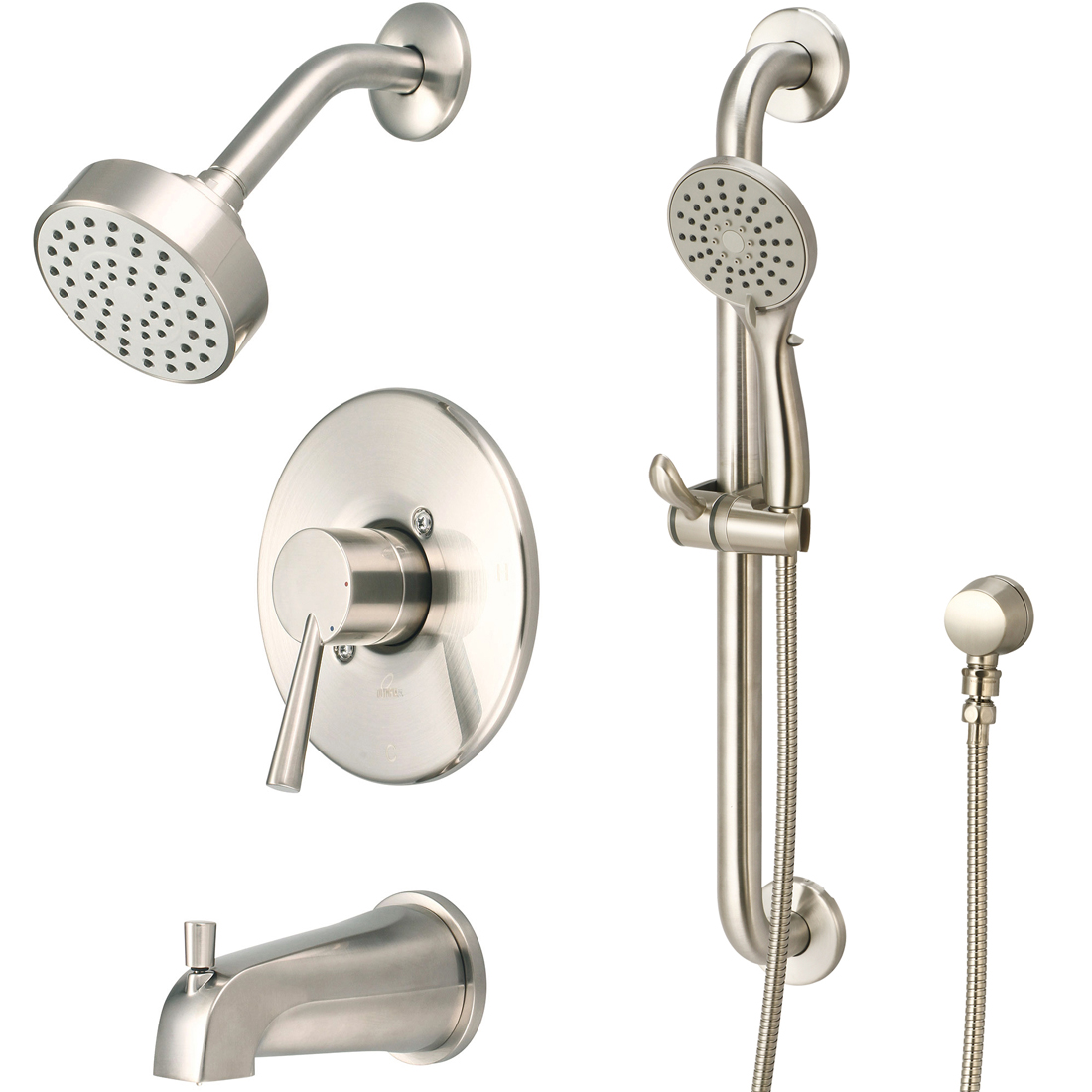 Single Handle Tub/Shower Trim Set W/Handheld Pioneer Industries