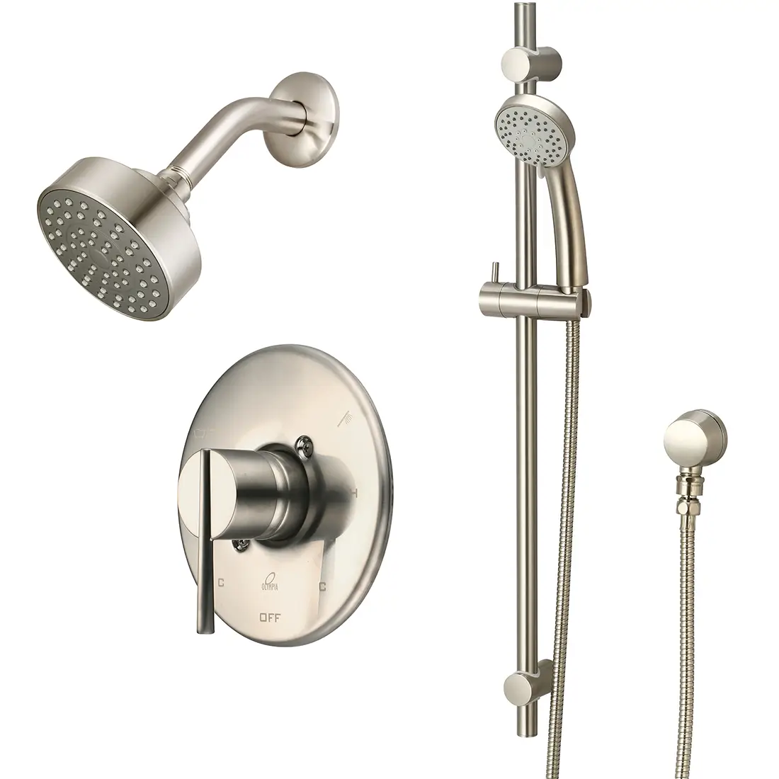 Olympia Single Handle Shower Trim Set W/Handheld Showerhead - Image 2