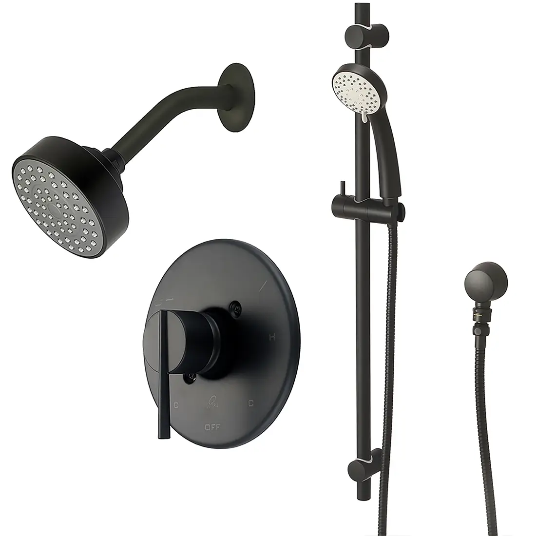 Olympia Single Handle Shower Trim Set W/Handheld Showerhead - Image 3